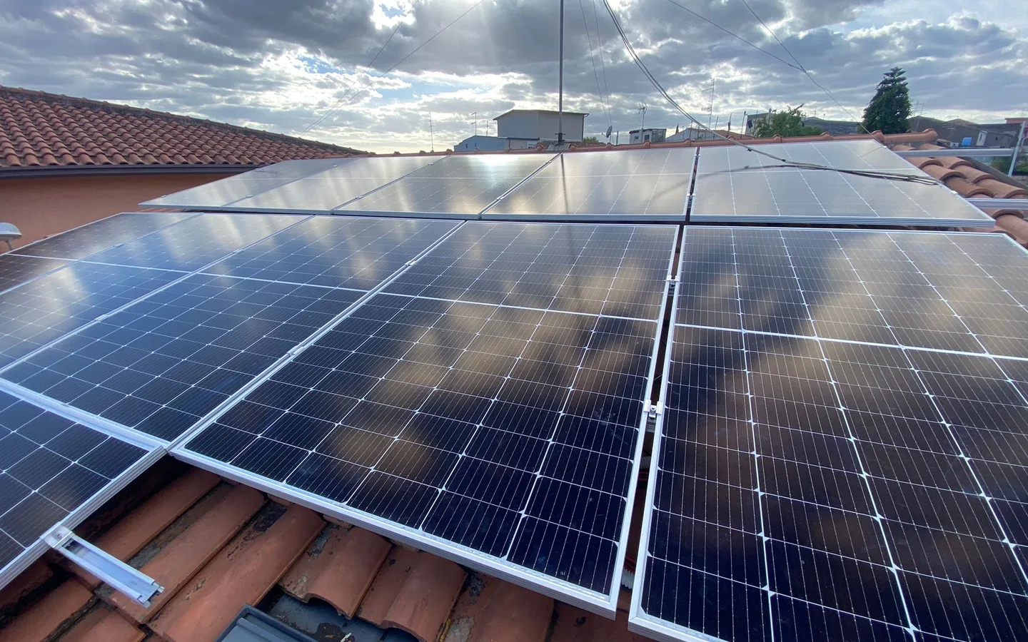 Vista del progetto Privato - Fotovoltaico Residenziale